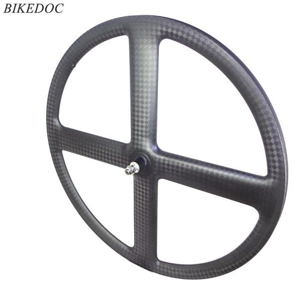 

bike wheels bikedoc 700c*23mm carbon 4 spoke bicycle wheel powerway hub with track road available