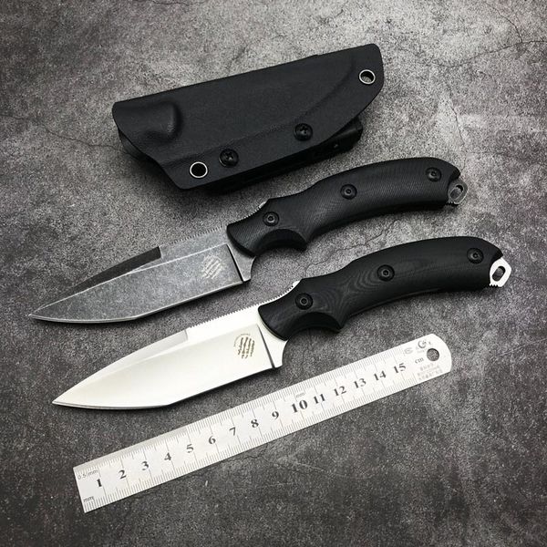 Coltello dritto Bastinelli RAID lama fissa con fodero in Kydex Acciaio D2 Manico G10 ad alta durezza caccia campeggio all'aperto Tattico militare Gear Coltelli tascabili