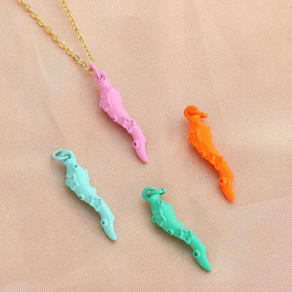 

pendant necklaces 2021 fashion colorful star embossed irregular lady necklace creative design modeling matching jewelry gift accessori, Silver