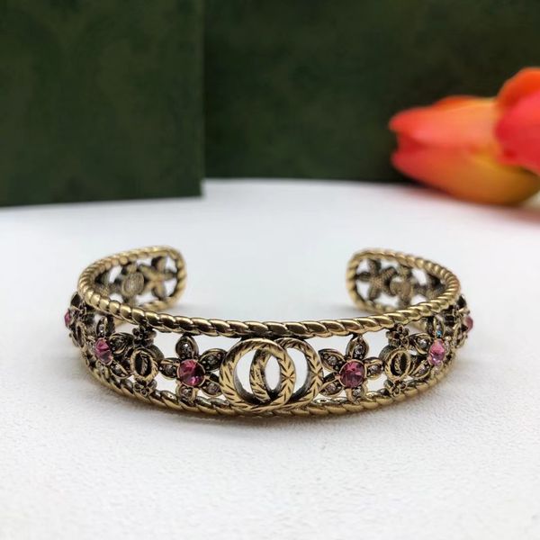 

classic bangle classical charm flower fresh resin bracelets 925 sterling silver jewelry couples brand new style valentine's day party g, Black
