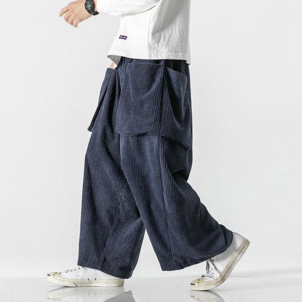 

men's pants 2021 cargo side pockets men harem streetwear fashion woman jogger sweatpants loose oversized trousers 5xl, Black
