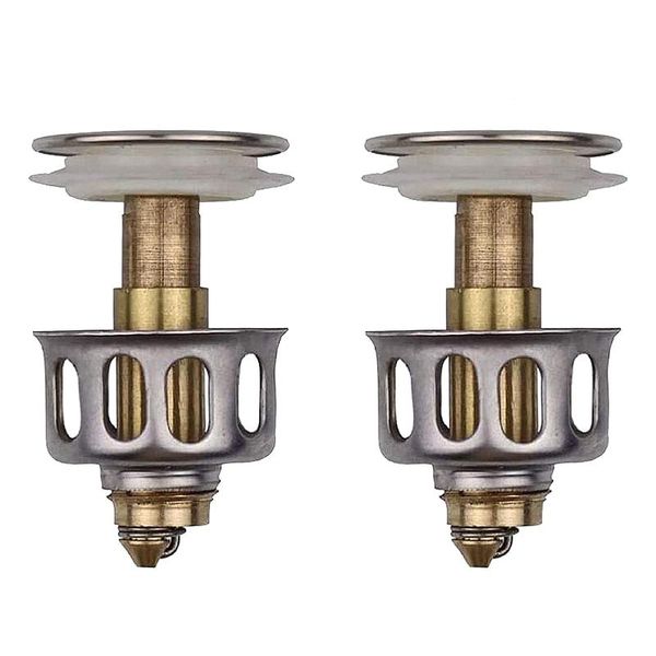 

lab supplies 2pcs basin drain filters stainless steel bounce drainer universal wash filter shower sink strainer bathroom tool