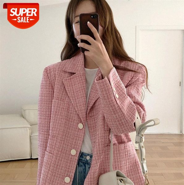 

[order from 100 pieces] ins can be cute, love pink series, big fragrant short suit jacket, beautiful and greasy color #rn7j, Black