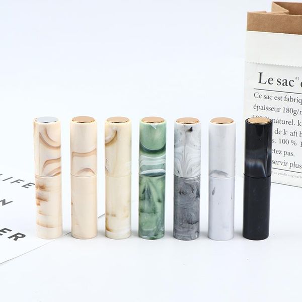 

storage bottles & jars 10ml portable refillable perfume spray bottle marbling aluminum makeup water atomizer empty container travel tool