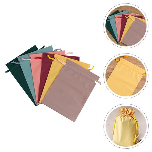 

storage bags 6pcs travelling shoes waterproof trip clothes drawstring