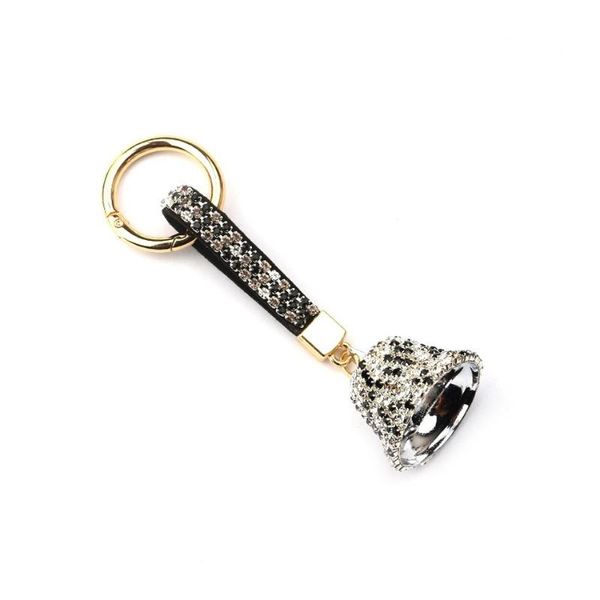 

keychains crystal car keychain glittering full rhinestone key chain bag fashion ring bling interior accessories for woman, Silver
