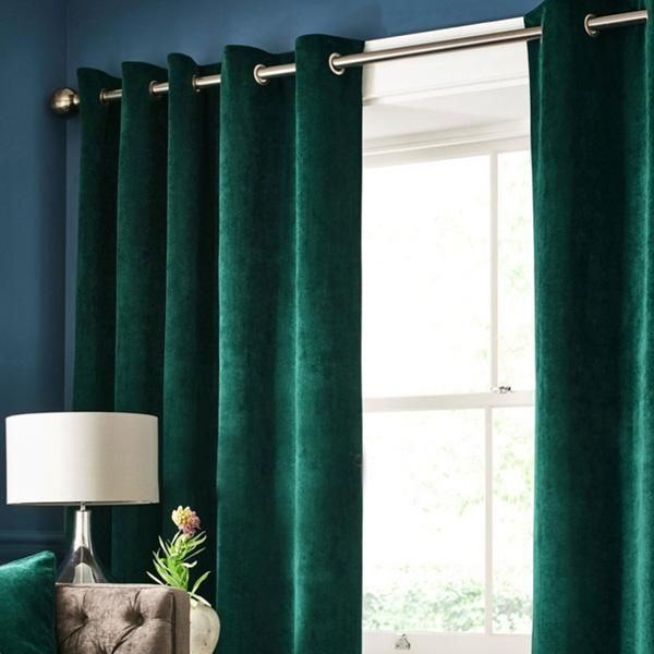 

curtain & drapes velvet blackout windows drape panel for living room bedroom home decoration solid color