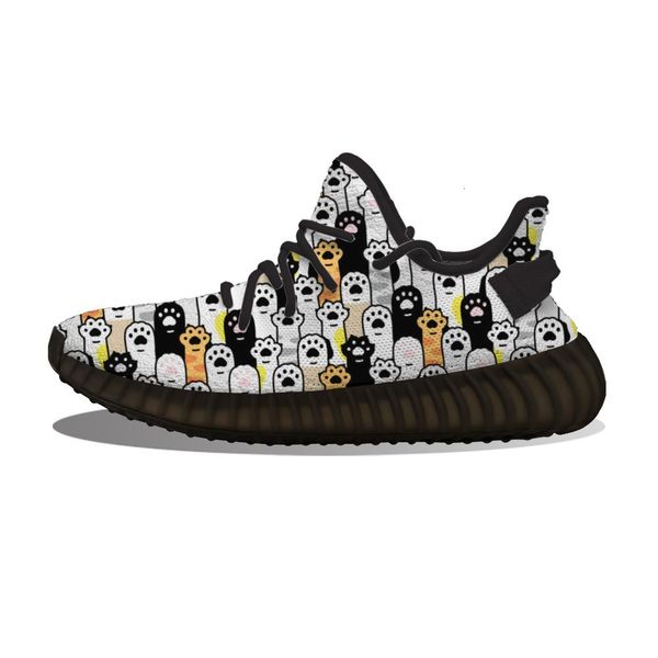 

diy custom kawaii cat paw running sho mh printed mens womens trainers outdoor sports sneakers