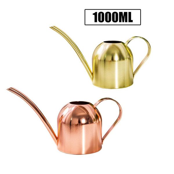 

long spout watering stainless steel plant gardening metal golden device equipments