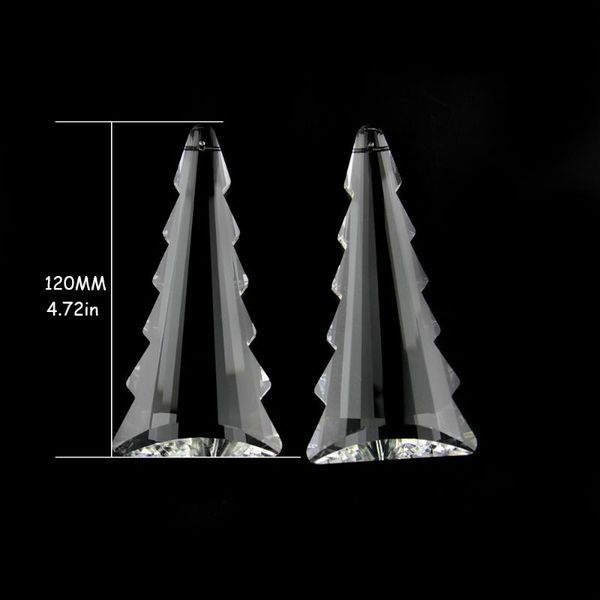 

120mm shining chandelier glass crystal lamp prism tree pendant suncatcher 4.77inch faceted diy haning ornament