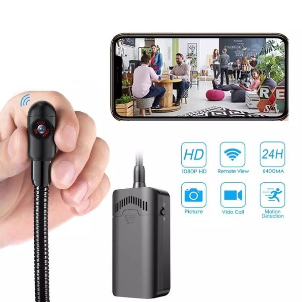 

wireless 4k hfd diy webcam remote monitoring secret micro camera wifi security cam night vision motion detect dv action camcorde mini camera
