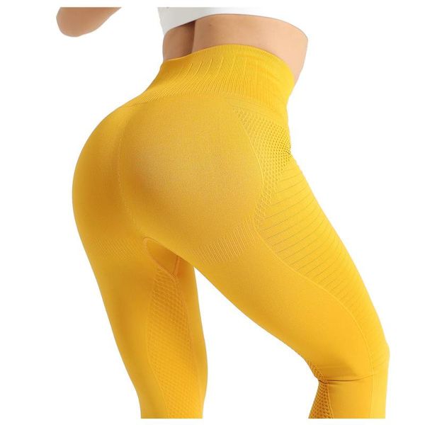 

women's leggings yo-ga pants women stretchy 2021 hip lifting exercise fitness running high waist sports, Black