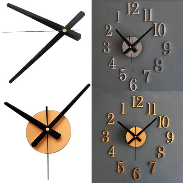 

wall clocks clock fashion home back in time true 3d stereo diy metallic for living room reloj de pared