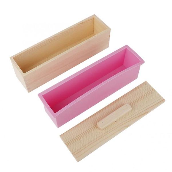 

craft tools mold wooden-box flexible-mould handmade-tool rectangular nicole silicone loaf-soap