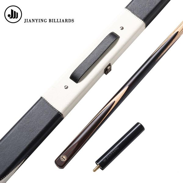 

jianying rosewood one piece snooker cue 10mm with case set china billiard cues