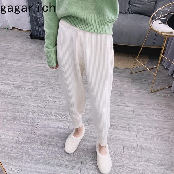 

women's pants & capris gagarich casual harem pant 2021 autumn korean chic temperament all-match fashion straight high waist slimming ou, Black;white