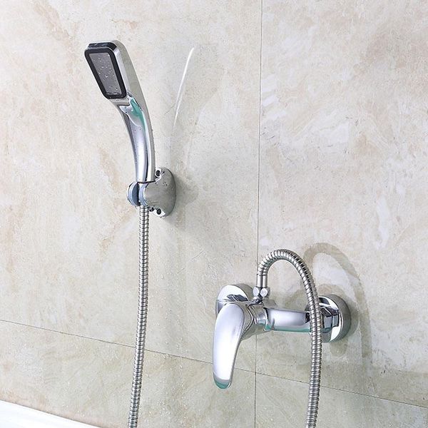 

shower set four-piece hand concealed and cold faucet bathroom sets