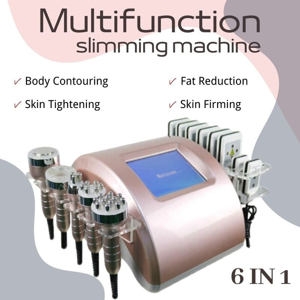 Zayıflama Makinesi 7in1 Profesyonel Kullanım Taşınabilir Ultrasonik Liposuction 40KHz Kavitasyon 5 MHz RF Bipolar Radyo Frekans Selülit Kaldırma Makineleri#091