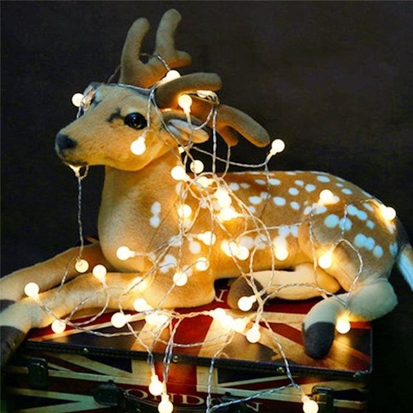 

strings 1.5/3m fairy garland led ball string light waterproof for christmas tree outdoor patio decoration battery power lamp