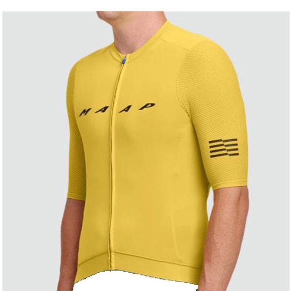 

racing sets 2021 maap summer short-sleeved mountain bike cycling jersey outdoor sports jersey, breathable and quick-drying, Black;blue