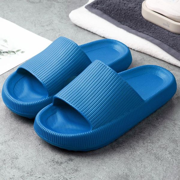 

summer hick platform slippers women indoor bathroom slipper soft eva anti-slip lovers home floor slides ladies shoes, Black