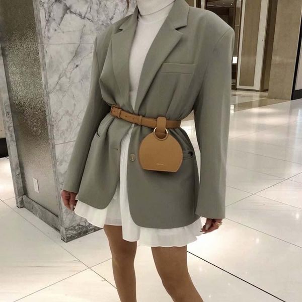 

women's suits & blazers 2021 winter women's jacket zaraing style temperament plaid suit fashion casual lapel cardigan, White;black