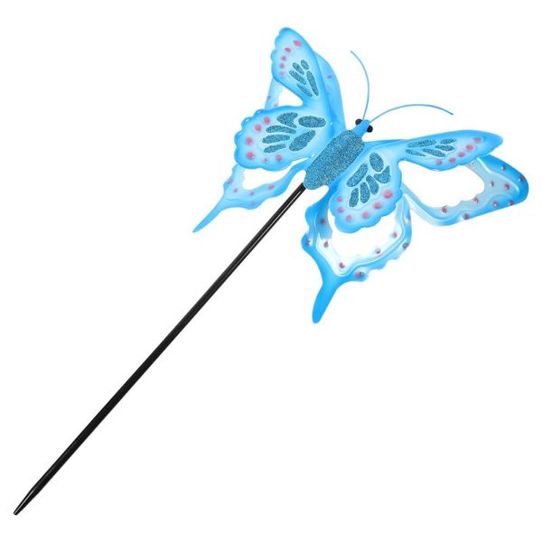 

wall stickers 1 pc butterflies garden ornaments decorations iron art stakes decor