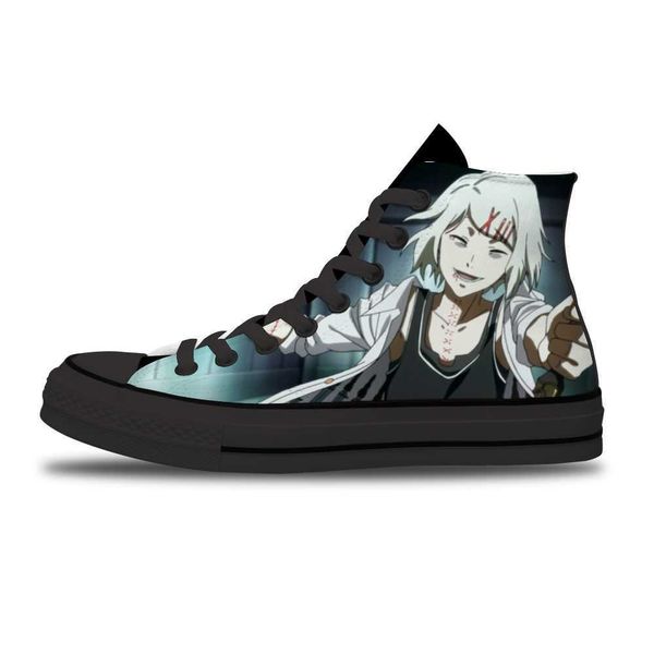 

tokyo ghoul diy printed japanese anime cartoon sport non-slip casual shoe for men's trend sports shoes
