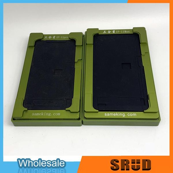 

plastic precision lcd alignment mould for x xs max 11 11pro pro with silicone mat cell phone repairing tools