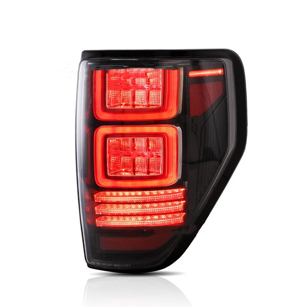 Car Styling Luci Posteriori F150 Fanali Posteriori Per Ford F150 2009-2014 Fanale Posteriore A LED DRL Fascio di Luce Freno Accessori Automotive290w