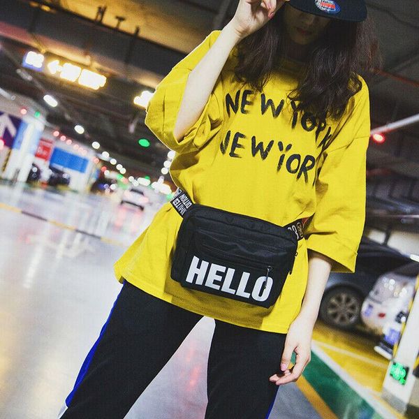 

waist bags women's multifunctional fanny pack purse chest shoulder phone bum hip canvas travel money belt zip hiking pouch