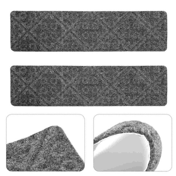 

carpets 2 pcs self-adhesive stair mats polyester step pads non-skid washable
