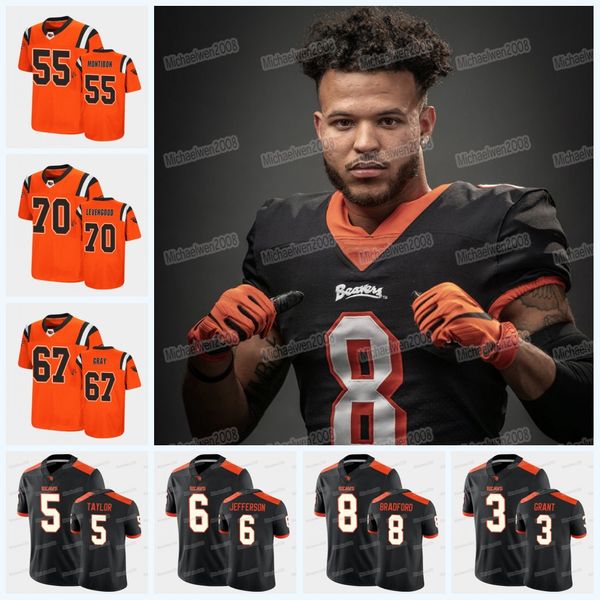 NCAA Oregon State Beavers College Football Jersey 2001 Fiesta Bowl Ritorno al passato Trevon Bradford Jaydon Grant Kolby Taylor Jermar Jefferson Jesiah Irish Avery Roberts