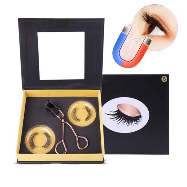 

quantum magnetic eyelashes kit lashes eyeliner false clips nature1