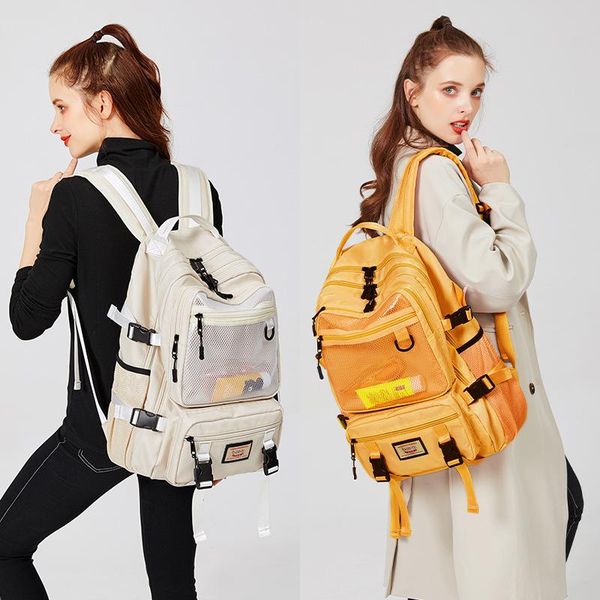 

backpack large capacity big student computer 2021 travel for women sac a dos school bag