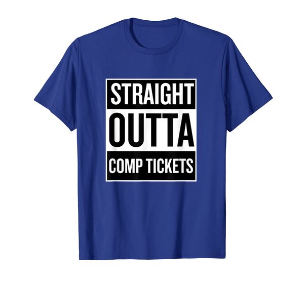 

straight outta comp tickets fun cool t shirt, White;black