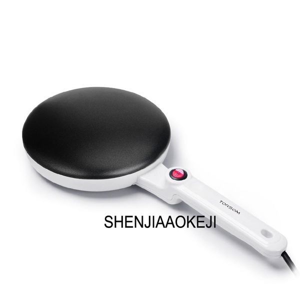 

pancake pan cast aluminum machine home pizza making chunbing spring roll skin 220v 1pc electric baking pans