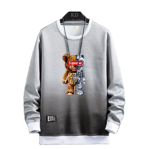

long sleeve sweater 2020 new korean version student autumn coat men's crew neck, Black
