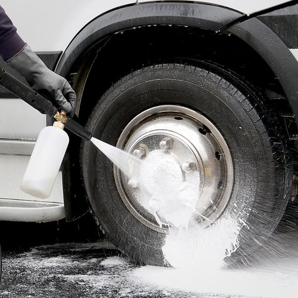 

car accessories 1l portable high pressure washer wash foam generator for washing bottle sprayer with karcher k2 - k7 pukkr