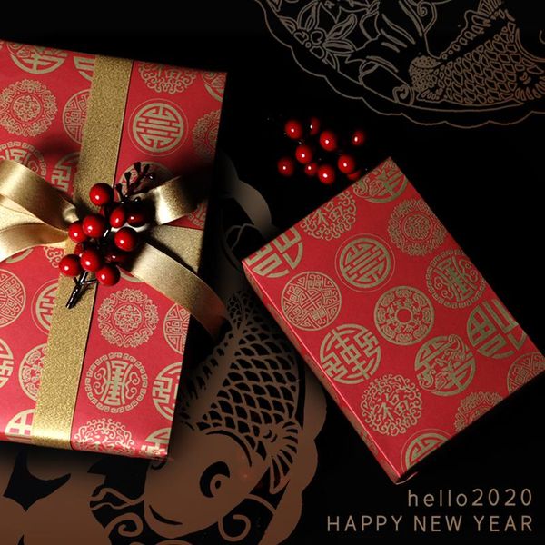 

4pcs chinese style gift wrapping papers christmas year wrap craft paper decor other arts and crafts