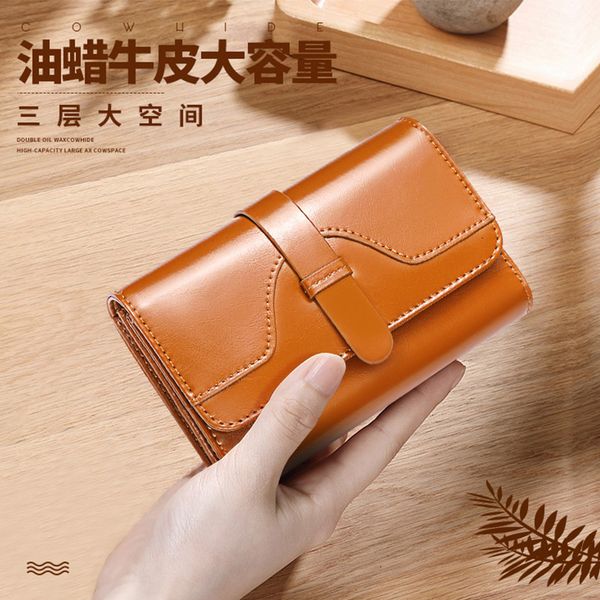 

wallets card net red wallet short clip change card two in one female high end women, Red;black