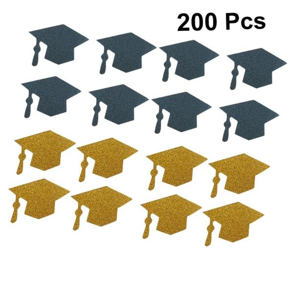 

party decoration 200pcs graduation confetti bachelor hat shaped creative table ceremony supplies for gatheri