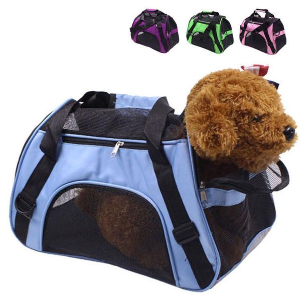 

soft-sided dog carriers portable pet bag creative simple for small and large cat outdoor travel breathable mesh pets handbag car seat covers