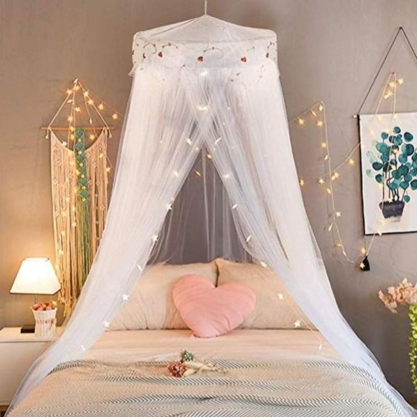 

mosquito net j0 princess hung romantic students repellent tent insect reject canopy bed curtain lace round bedcover tents