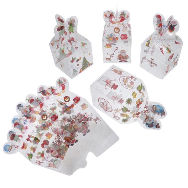 

gift wrap 8pcs wrapping bag transparent candy container christmas party