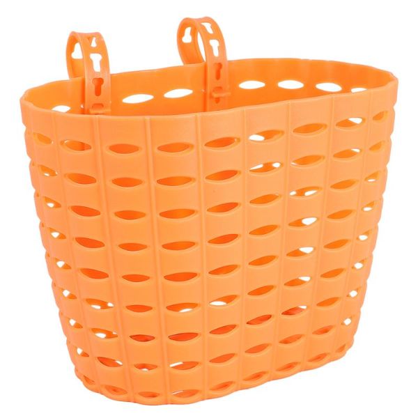 

1pc children bike basket detachable storage for kids without stickers (orange) car & truck racks