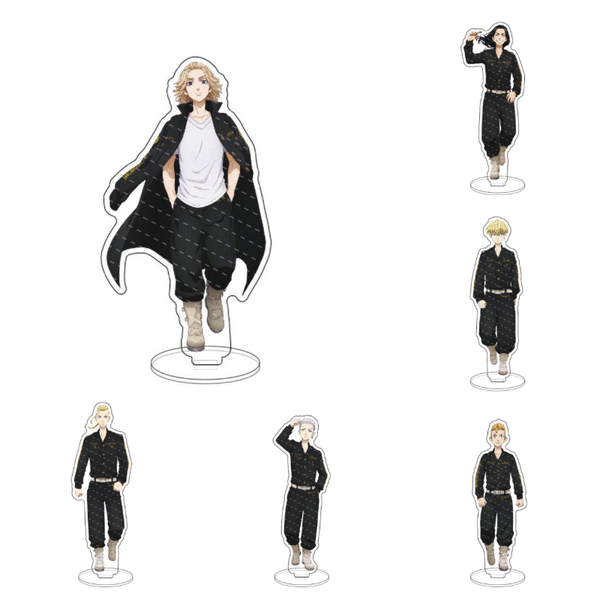 

keychains 2021 anime tokyo revengers acryli standing sign key chain couples keyring funny pendant gifts for woman man, Silver