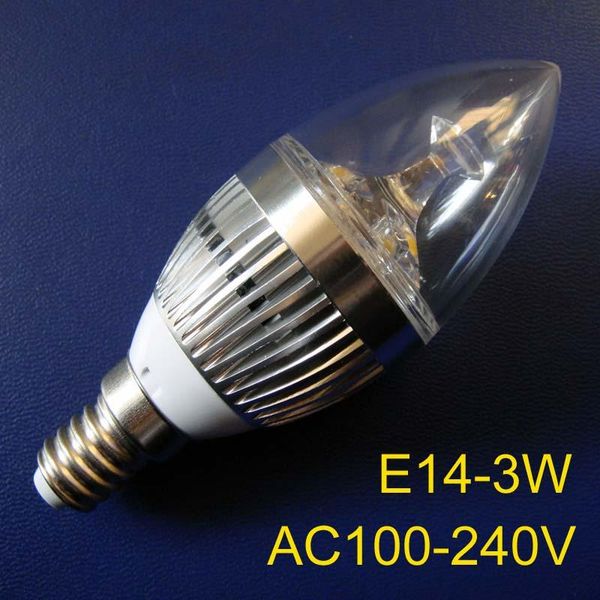 

bulbs selling 3w high power led candle lights, e14 bulbs, crystal lamps (5pcs/lot)