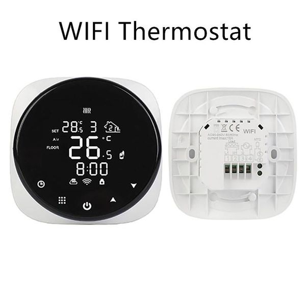 

smart home control thermostat water/electric floor heating/water gas boiler tuya wifi temperature controller with alexa google for works
