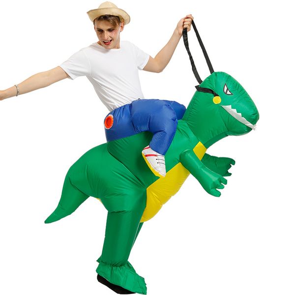 

halloween theme costume clothes children show dinosaur inflatable holiday party christmas performance 5 styles 2021, Black;red